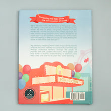 Load image into Gallery viewer, Back cover of Big Emotions, Stepping Stones. Carnival popcorn stand.